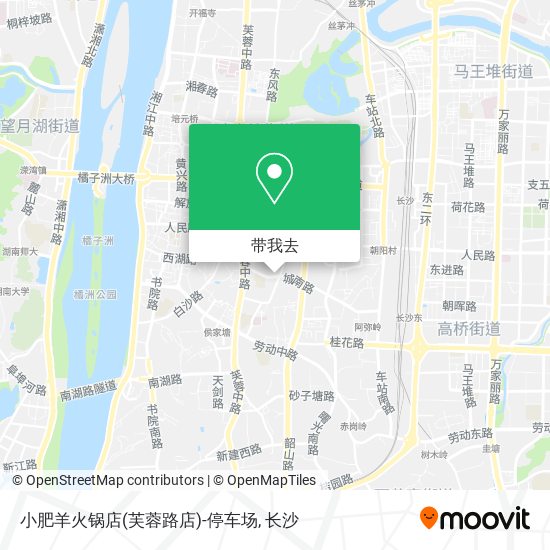 小肥羊火锅店(芙蓉路店)-停车场地图