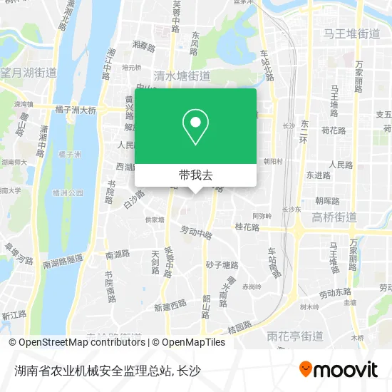湖南省农业机械安全监理总站地图