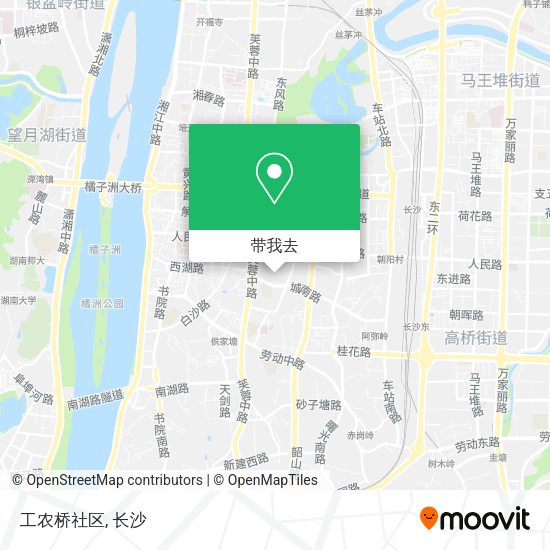 工农桥社区地图