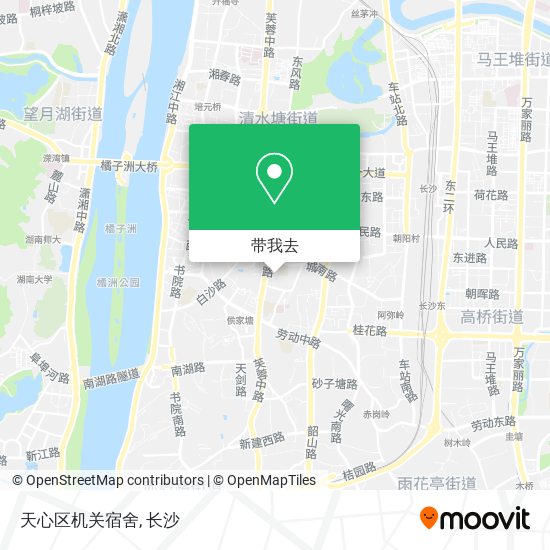 天心区机关宿舍地图