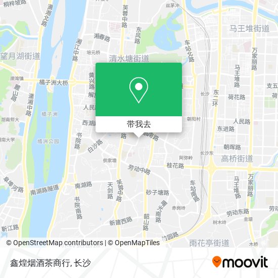 鑫煌烟酒茶商行地图