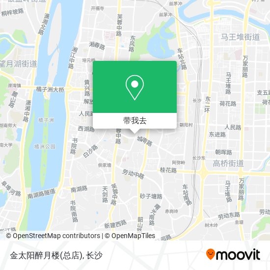 金太阳醉月楼(总店)地图