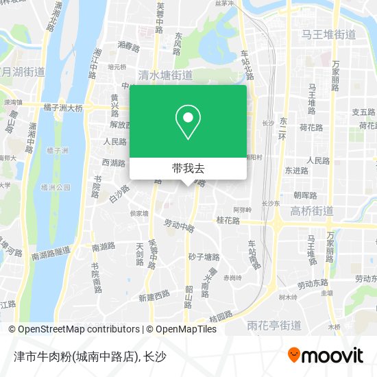 津市牛肉粉(城南中路店)地图