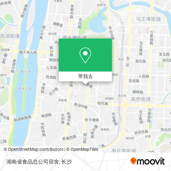 湖南省食品总公司宿舍地图