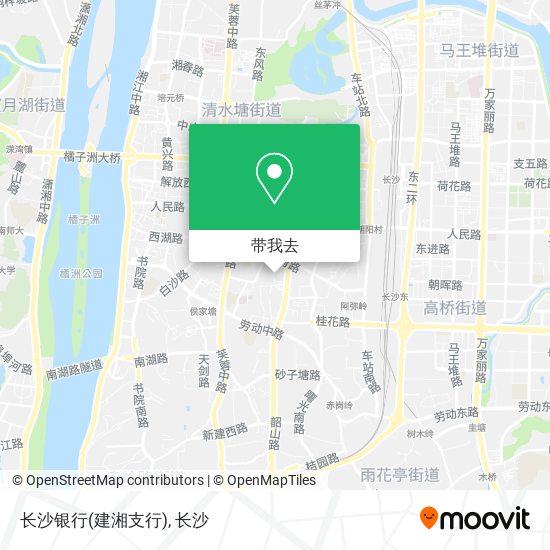 长沙银行(建湘支行)地图