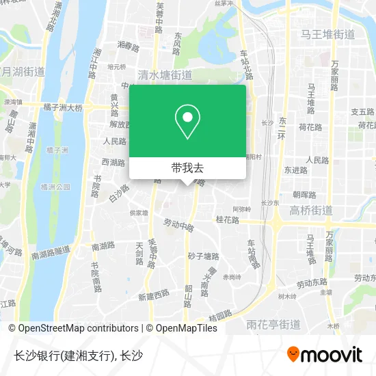 长沙银行(建湘支行)地图