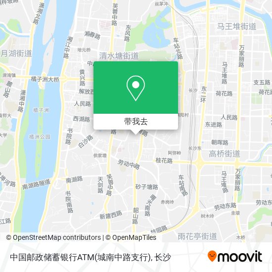 中国邮政储蓄银行ATM(城南中路支行)地图