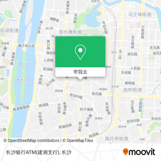 长沙银行ATM(建湘支行)地图