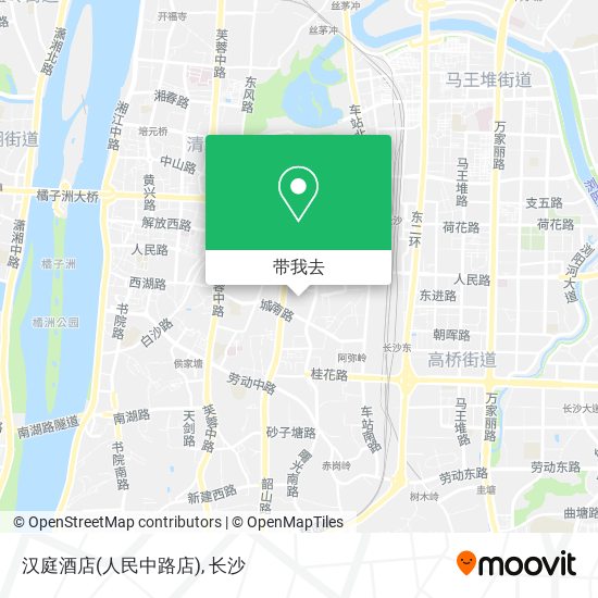 汉庭酒店(人民中路店)地图