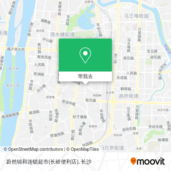 蔚然锦和连锁超市(长岭便利店)地图