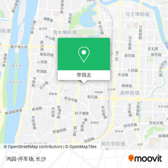 鸿园-停车场地图