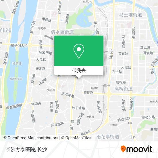 长沙方泰医院地图