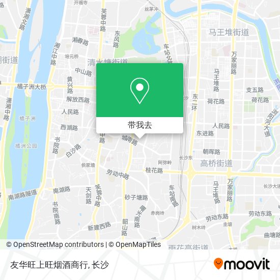 友华旺上旺烟酒商行地图