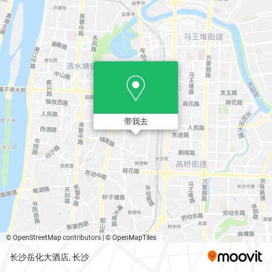 长沙岳化大酒店地图