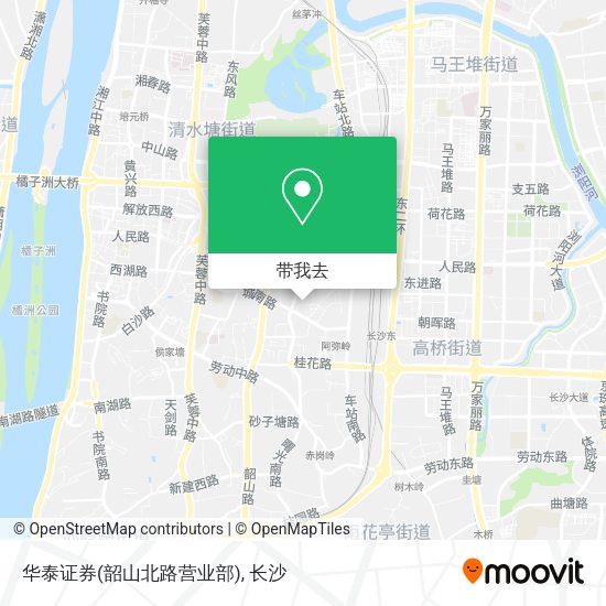 华泰证券(韶山北路营业部)地图