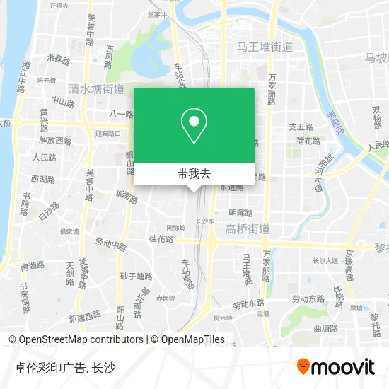 卓伦彩印广告地图
