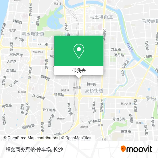 福鑫商务宾馆-停车场地图