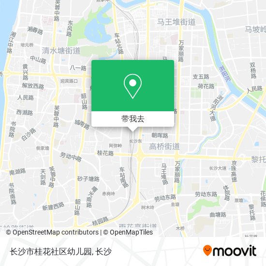 长沙市桂花社区幼儿园地图