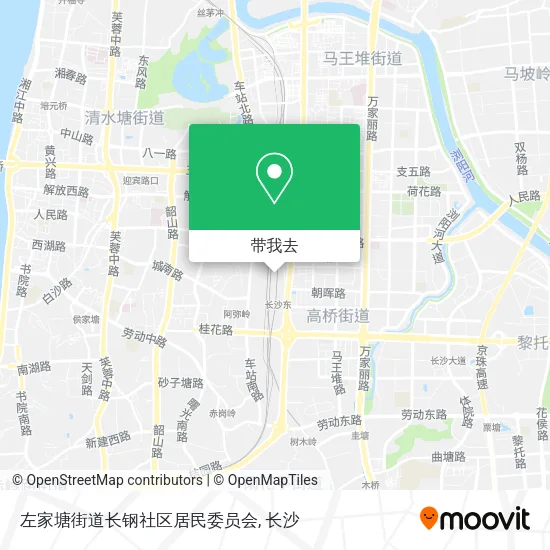 左家塘街道长钢社区居民委员会地图