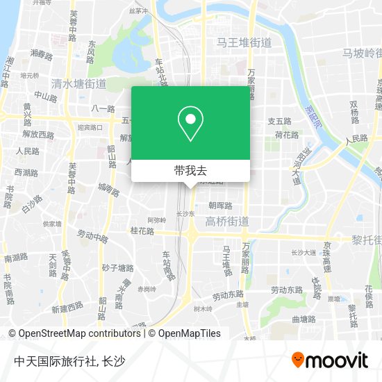 中天国际旅行社地图