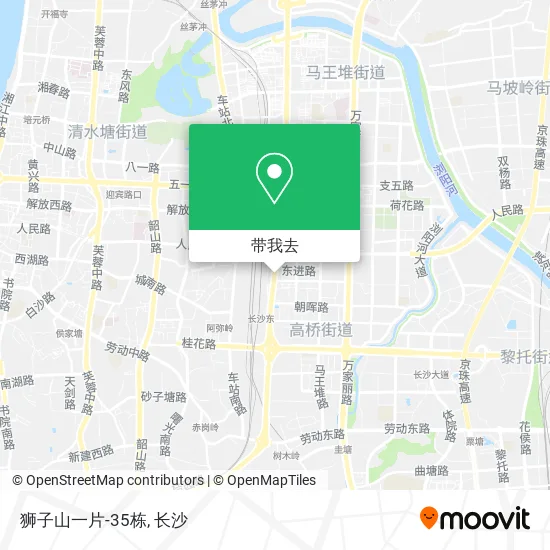 狮子山一片-35栋地图