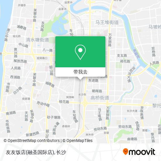 友友饭店(融圣国际店)地图