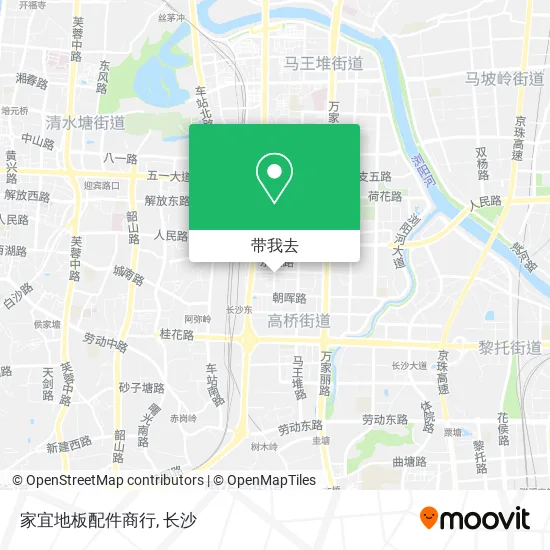家宜地板配件商行地图