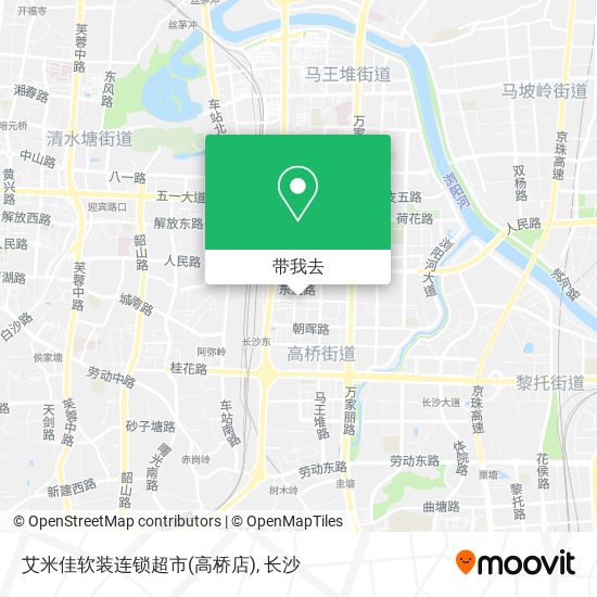 艾米佳软装连锁超市(高桥店)地图