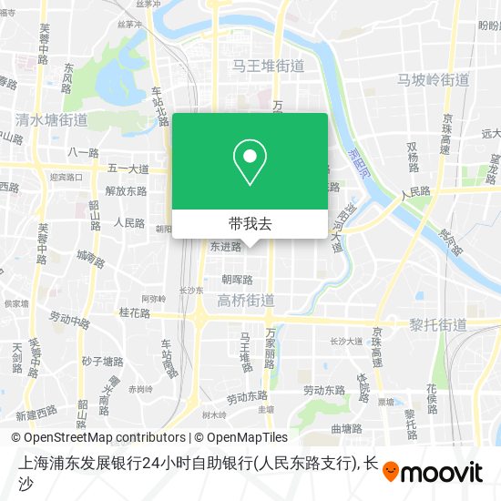 上海浦东发展银行24小时自助银行(人民东路支行)地图