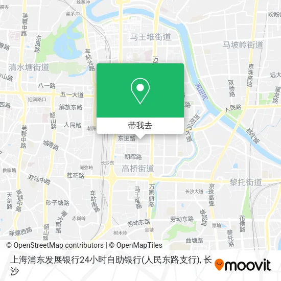 上海浦东发展银行24小时自助银行(人民东路支行)地图