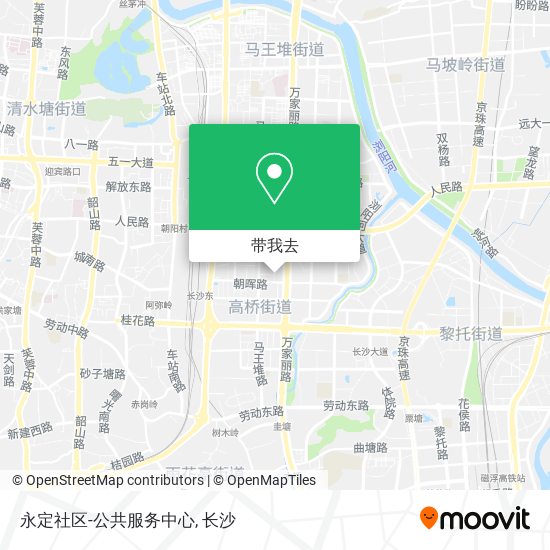 永定社区-公共服务中心地图