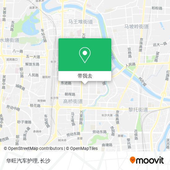 华旺汽车护理地图