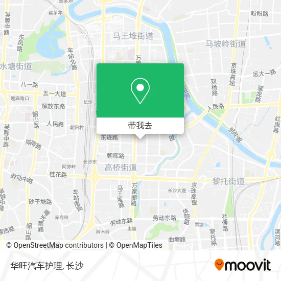 华旺汽车护理地图