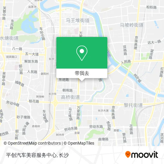平创汽车美容服务中心地图