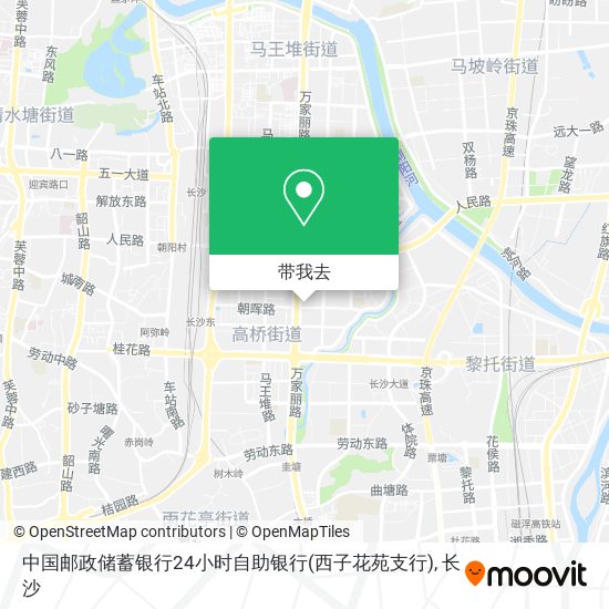 中国邮政储蓄银行24小时自助银行(西子花苑支行)地图
