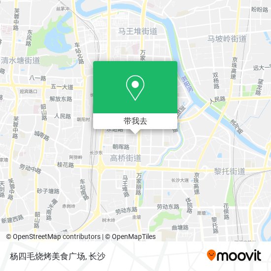 杨四毛烧烤美食广场地图