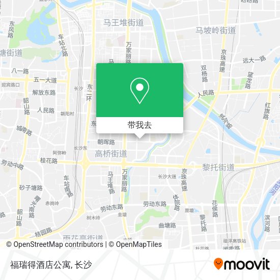 福瑞得酒店公寓地图