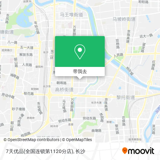 7天优品(全国连锁第1120分店)地图