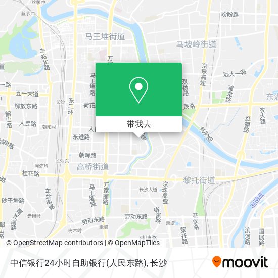 中信银行24小时自助银行(人民东路)地图