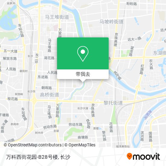 万科西街花园-B28号楼地图