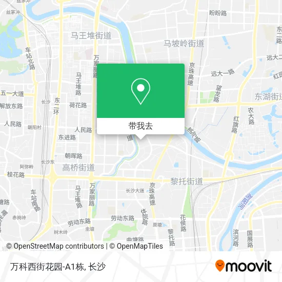 万科西街花园-A1栋地图