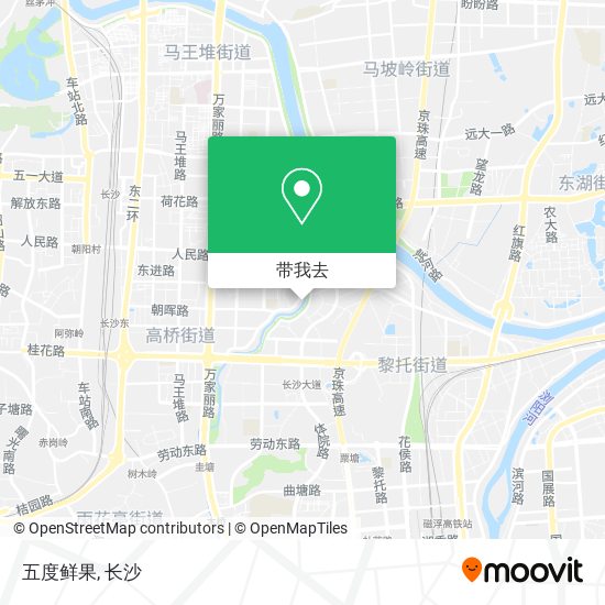 五度鲜果地图
