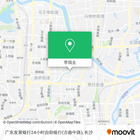 广东发展银行24小时自助银行(古曲中路)地图
