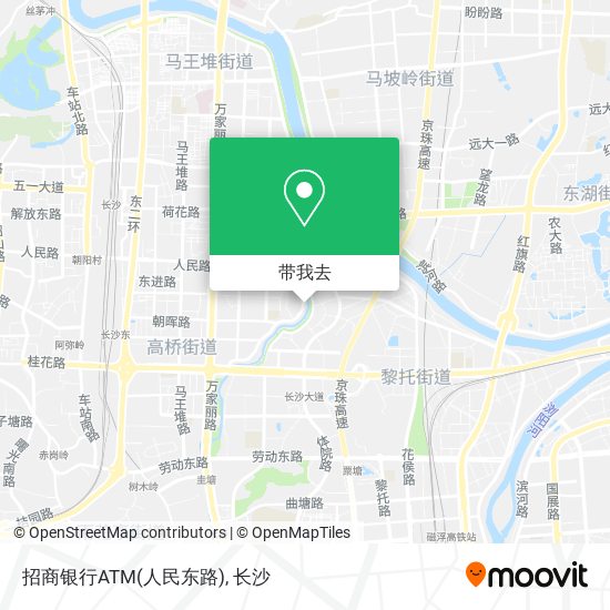 招商银行ATM(人民东路)地图