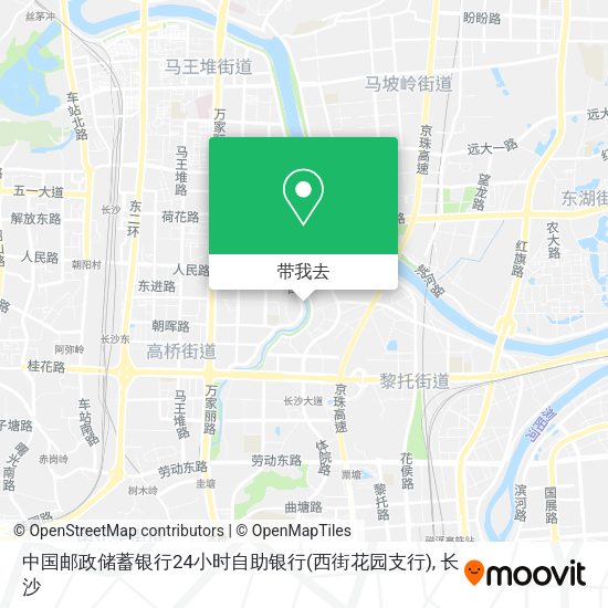 中国邮政储蓄银行24小时自助银行(西街花园支行)地图
