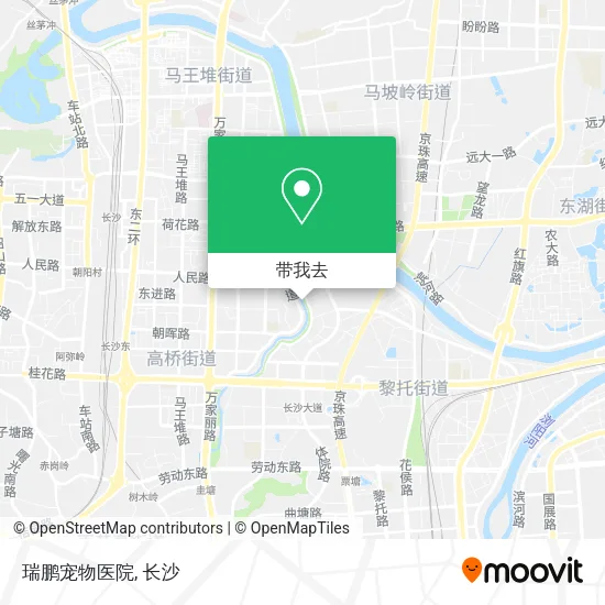 瑞鹏宠物医院地图