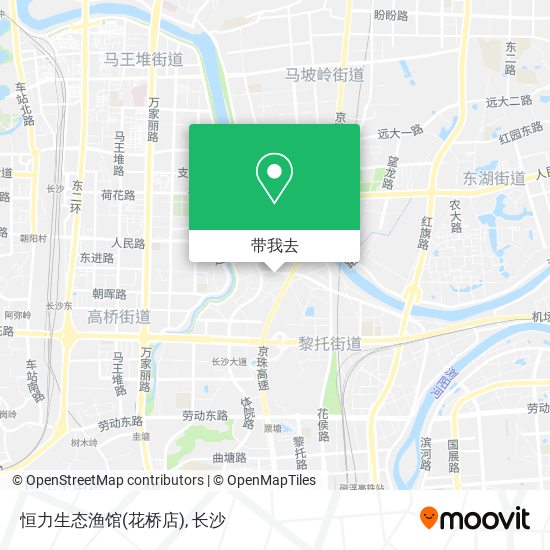 恒力生态渔馆(花桥店)地图