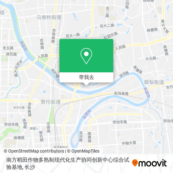 南方稻田作物多熟制现代化生产协同创新中心综合试验基地地图