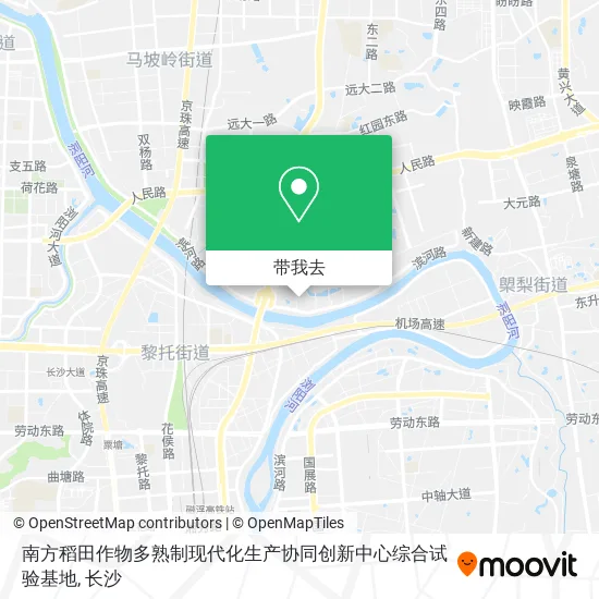 南方稻田作物多熟制现代化生产协同创新中心综合试验基地地图