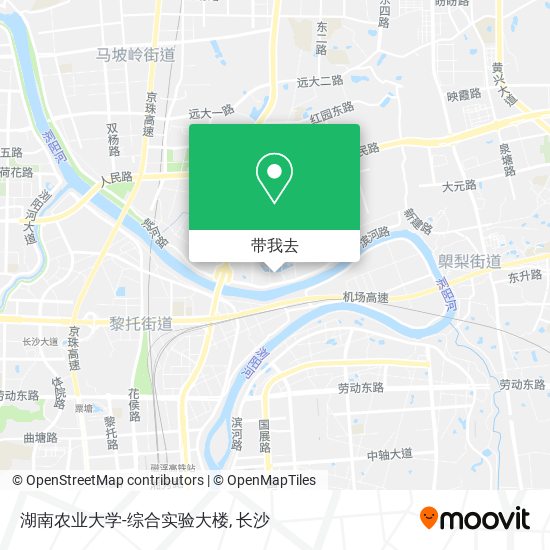 湖南农业大学-综合实验大楼地图